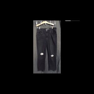 Levi’s high rise straight legged jeans